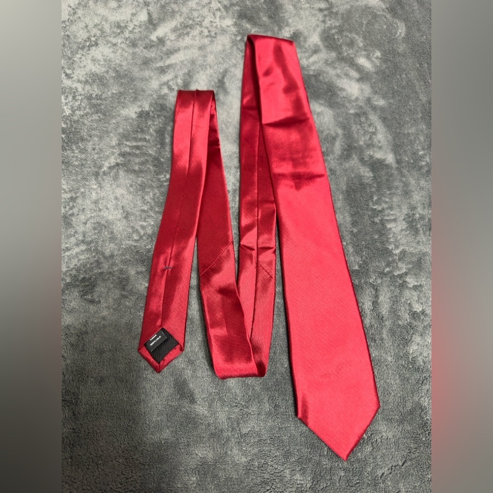 Murano Red Silk Tie